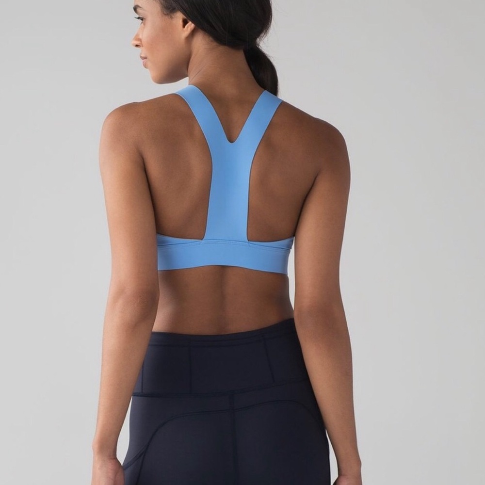 Lululemon Fast & Free Bra (Nulux) Aero Blue